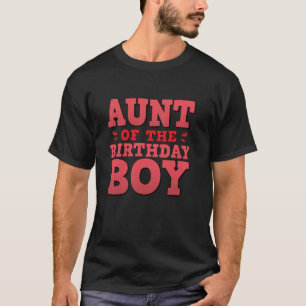 Camiseta Tia Do Aniversário Que Corresponde À Família