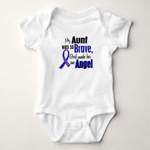 Camiseta Tia do ANJO 1 do cancro do cólon