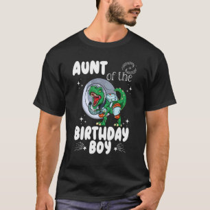 Camiseta Tia Do Astronauta Do Astronauta De Aniversário Din