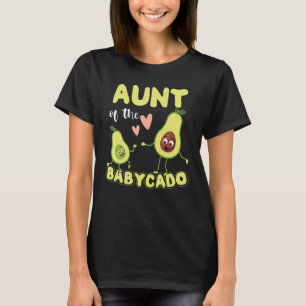 Camiseta Tia Do Bebês Cute Grávida Avocado Pregado Pregnan