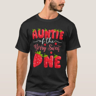 Camiseta Tia Do Berry Sweet One primeiro aniversario Strawb