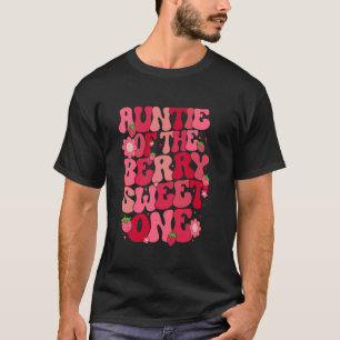 Camiseta Tia Do Berry Sweet One Strawberry First Bir