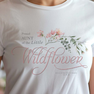 Camiseta Tia do Chá da Little Wildflower Baby Girl