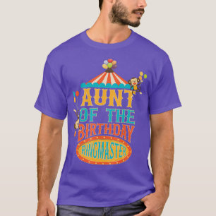 Camiseta Tia Do Circo Birthday Ringmaster Kids