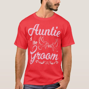 Camiseta Tia Do Feliz Dia Do Casado De Casamento Para Ele