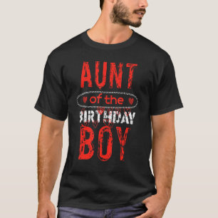 Camiseta Tia do Festa da Família Bela de Baternidade do Ani