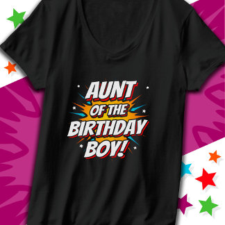 Camiseta Tia do História em quadrinhos de Super Herói do An