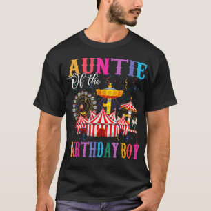 Camiseta Tia do Nascimento do Circo-Mestre do Aniversário