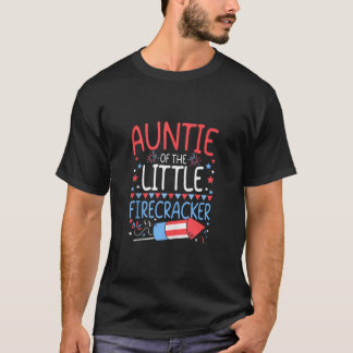 Camiseta Tia Do Pequeno Bombeiro Patri Em 4 De Julho
