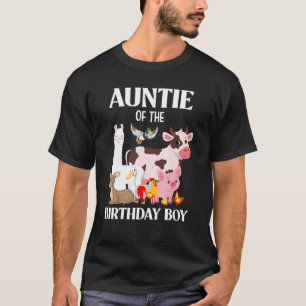 Camiseta Tia Dos Bichos-De-Aniversário P
