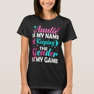 Camiseta Tia É Meu Nome Manter O Gênero É Meu Gênero De Jog