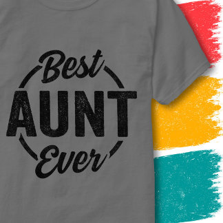 Camiseta Tia Engraçada Citação Retro Vintage Melhor Tia de