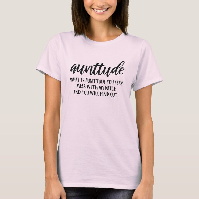 Camiseta Tia Engraçada Humor Da Tia (Frente)