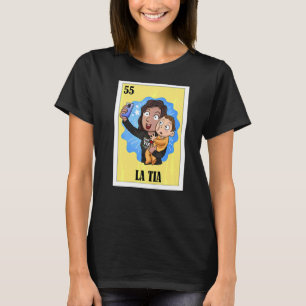 Camiseta Tia Espanhola Loteria Mexicana Bingo La Tia