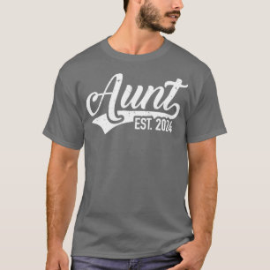 Camiseta Tia est 2024 anúncio de gravidez