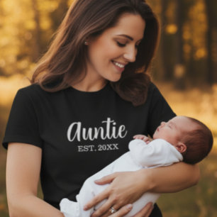 Camiseta Tia Estabeleceu Roteiro Moderno Preto