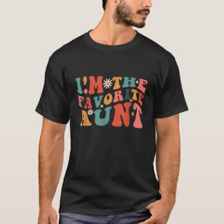 Camiseta Tia Favorita Genérica Bebê Fofo Família Nova 