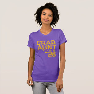 Camiseta Tia Graduada   Turma de 2026