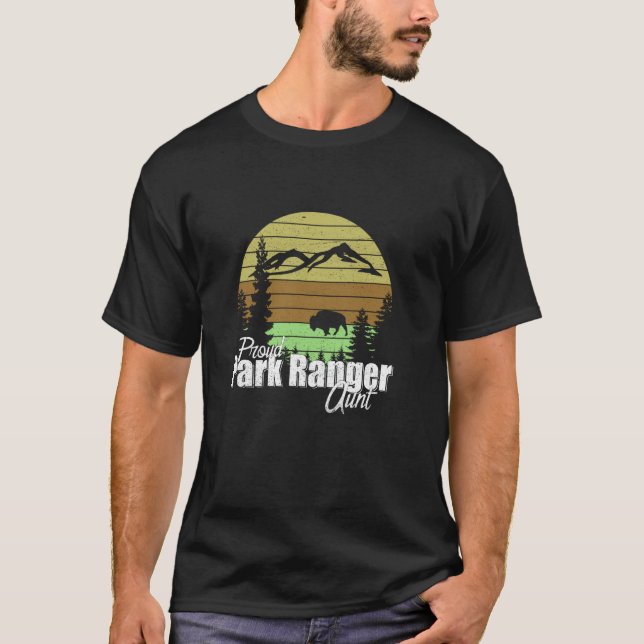 Camiseta Tia Guarda Florestal Orgulhosa (Frente)