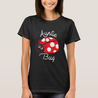 Camiseta Tia Inseto Engraçada Ladybug