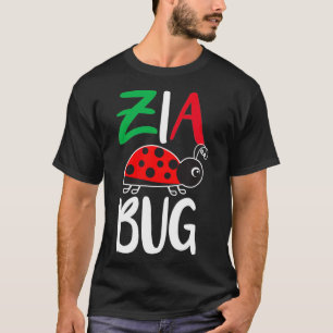 Camiseta Tia italiana Inseto Zia Funny Ladybug