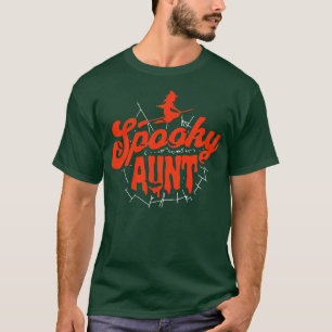 Camiseta Tia Laranja e Halloween Preto do Feliz Halloween