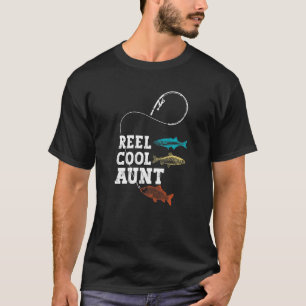 Camiseta Tia Legal Pesca Pescador Engraçado Gag Vintage