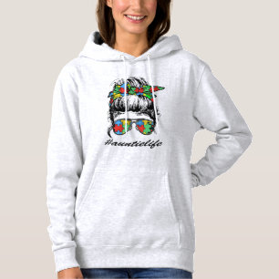 Camiseta Tia Life Autismo Sensibilização Mensageira Rapar