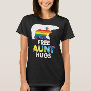 Camiseta Tia Livre Abraça Arco Arco Arco Arco Lgbt Pride Ga
