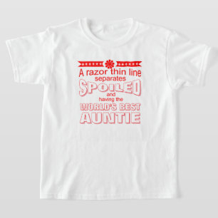 Camiseta tia mais engraçada do mundo