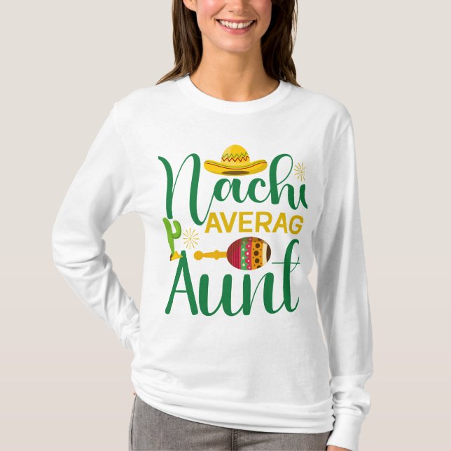 Camiseta Tia Média Nacho (Frente)