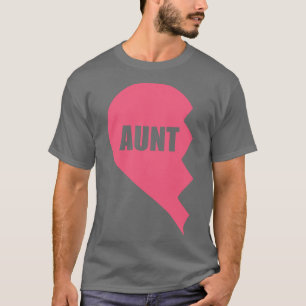 Camiseta Tia metade do coração
