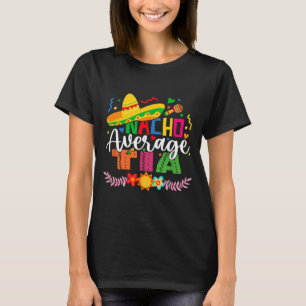 Camiseta Tia Nacho Média Fofa Mexicana Vintage Cinco De