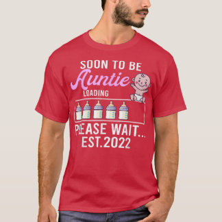 Camiseta Tia Nova Divertida, Anúncio De Gravidez Em Breve P