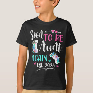 Camiseta Tia novamente em breve 2026 dia das mães