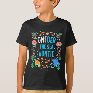 Camiseta Tia Oneder The Sea 1º Aniversário Tia Combinando