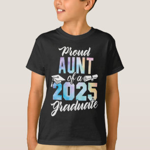 Camiseta Tia Orgulhosa De Um Formando 2025 Cl De Graduação