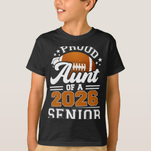 Camiseta Tia Orgulhosa De Um Formando De Futebol De 2026