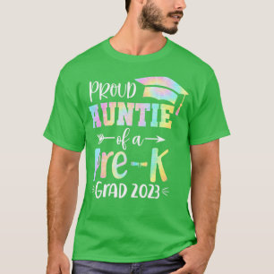 Camiseta Tia Orgulhosa De Um Formando S De Corantes De Form