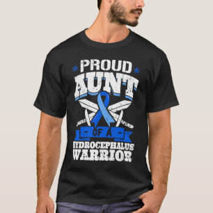 Camiseta Tia Orgulhosa De Um Guerreiro Com Hidrocefalia Fit