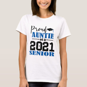 Camiseta Tia orgulhosa de um Mais velho de 2021