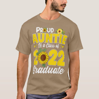Camiseta Tia Orgulhosa De Uma Classe De Mais velho 22 Do Fo