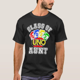 Camiseta Tia Orgulhosa De Uma Classe Uno Mais velho 2023 De