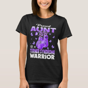 Camiseta Tia Orgulhosa De Uma Consciência Do Guerreiro Da S