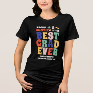 Camiseta Tia Orgulhosa do Melhor Formando de Sempre