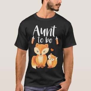 Camiseta Tia Para Ser Animal Da Floresta Chá de fraldas