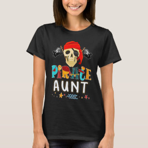 Camiseta Tia Pirata Tema de Halloween