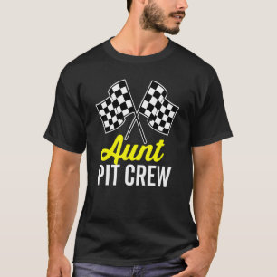 Camiseta Tia Pit Crew Para Tia Da Equipe De Figurino Do Gru