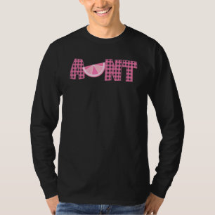 Camiseta Tia Primeiro Aniversário Rosa Limonada Família Rou