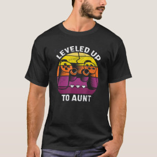 Camiseta Tia Retro Presentes Levados Até Tia Gravidez Anno